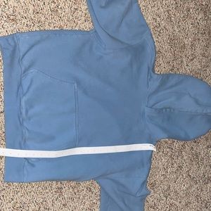 Aritzia perfect hoodie xl blue